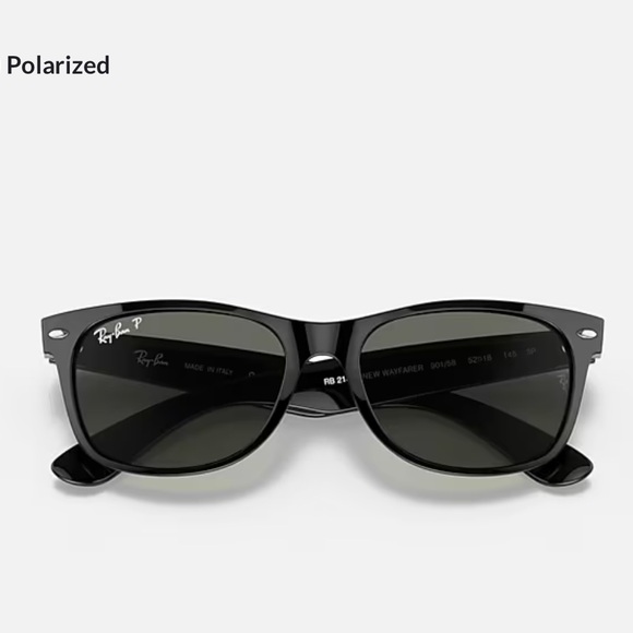 Ray-Ban RB 2132 NEW WAYFARER CLASSIC Black Sunglasses - Picture 6 of 11
